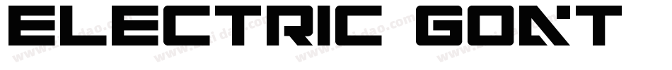 Electric Goat字体转换